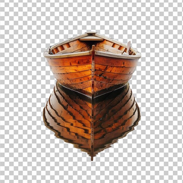 PSD 3d boat isolated on transparent background