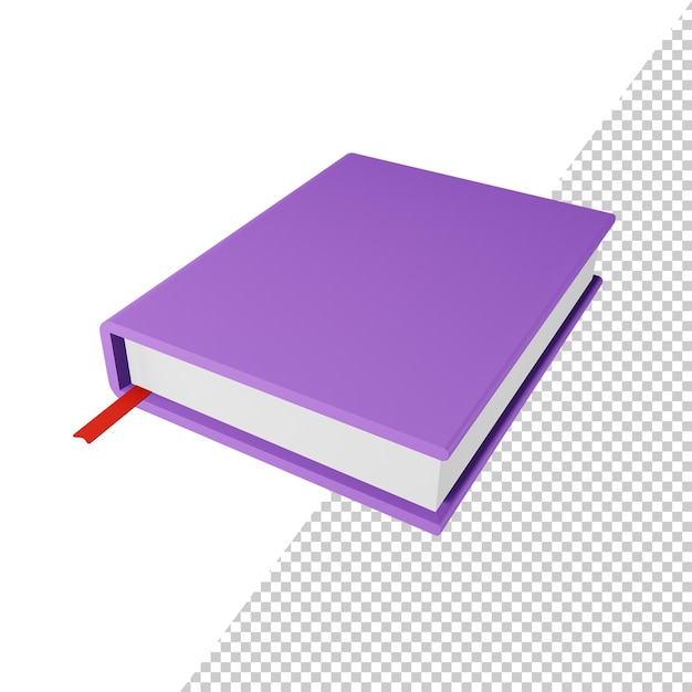 3d book icon rendering