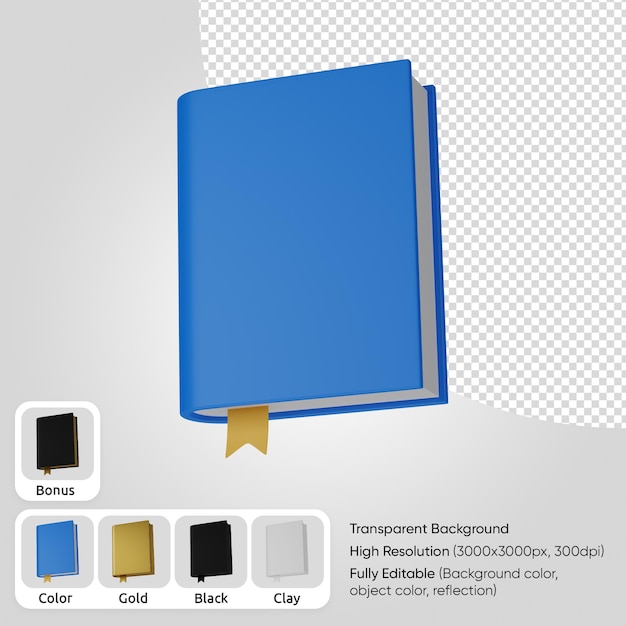 PSD 3d book