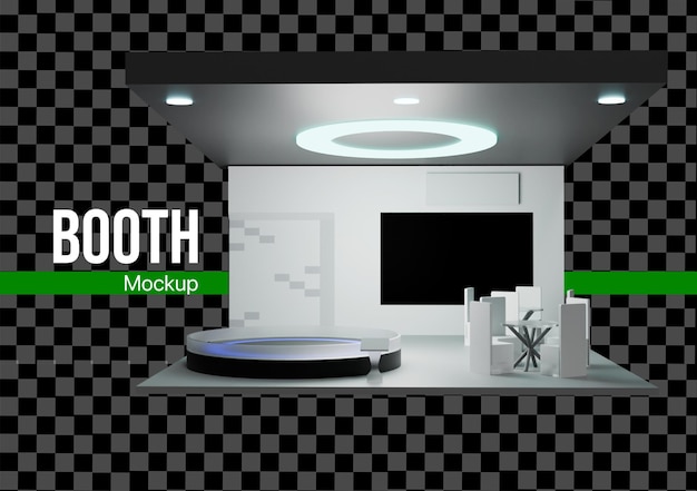 3d booth for automotive exhibition