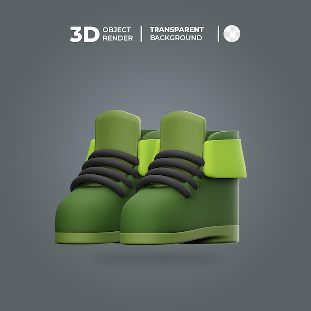 PSD 3d boots icon