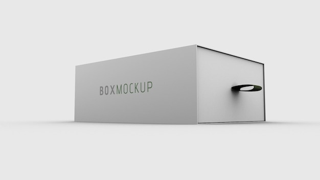 3d box package mockup