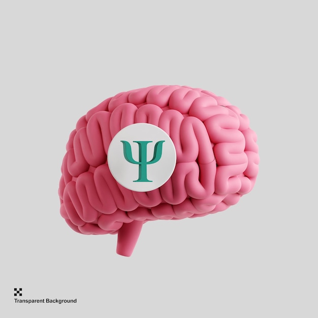 PSD 3d brain illustration