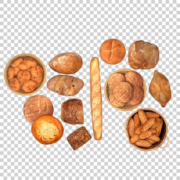 PSD 3d bread