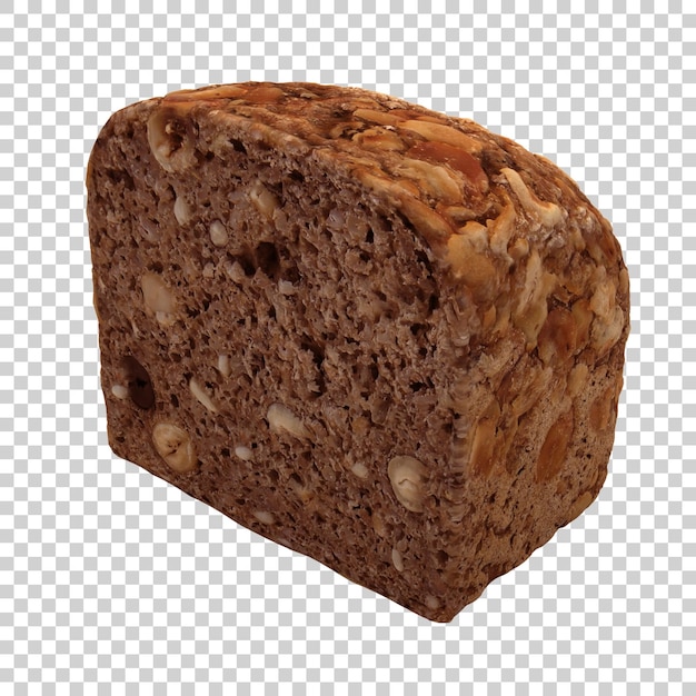 PSD 3d brown bread