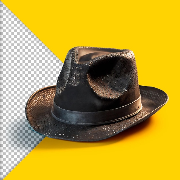 3d brown hat illustration