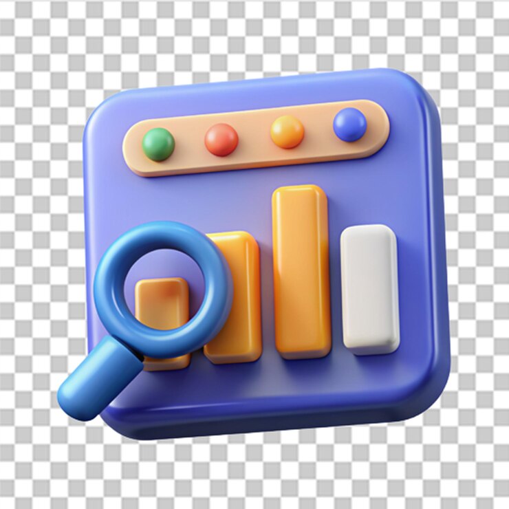 PSD 3d browser seo search illustration seo optimization for marketing search bar icon research concept trendy and modern vector in 3d style