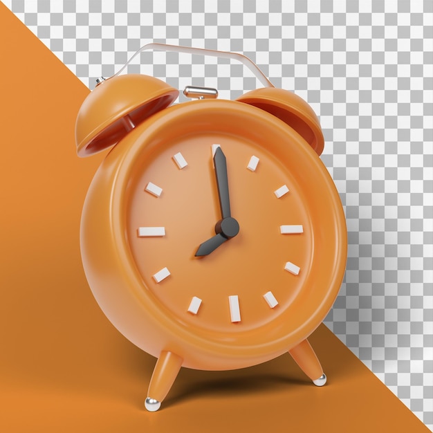 PSD 3d budzik ilustracja 3d premium psd