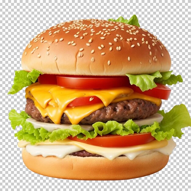 PSD 3d-burger met kaas