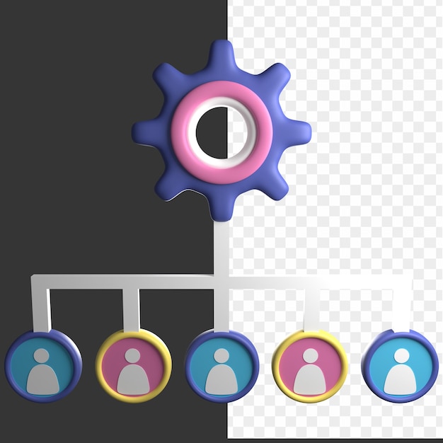 3d business icon