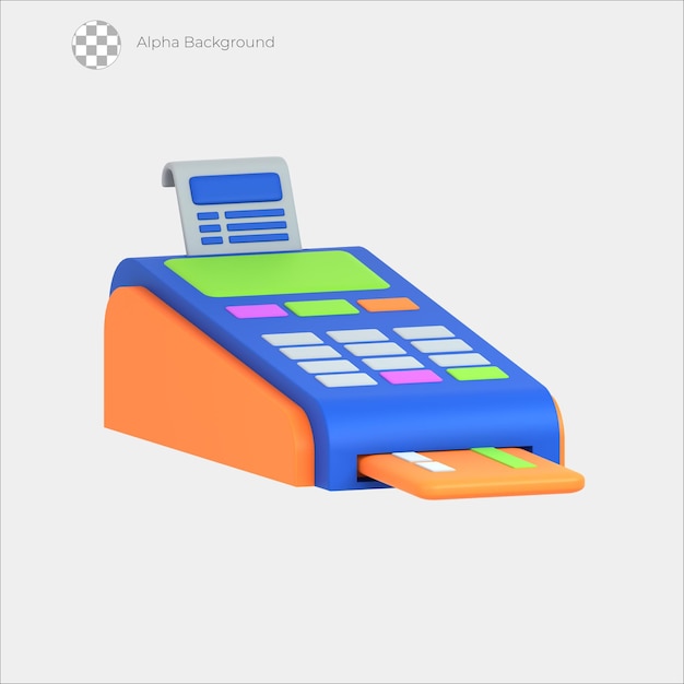 PSD terminale 3d business pos