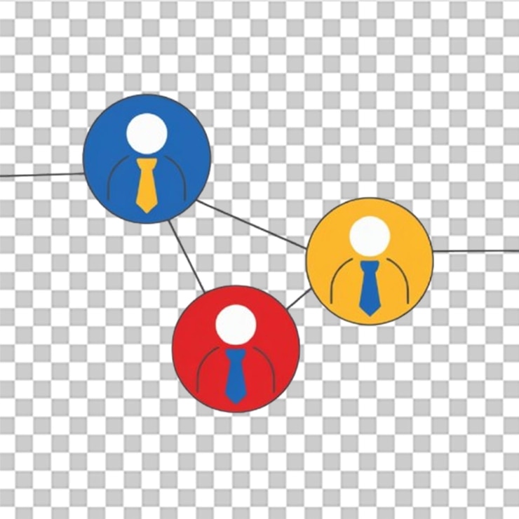 PSD 3d businesspeople professional team depiction with detailed expressions and corporate attire