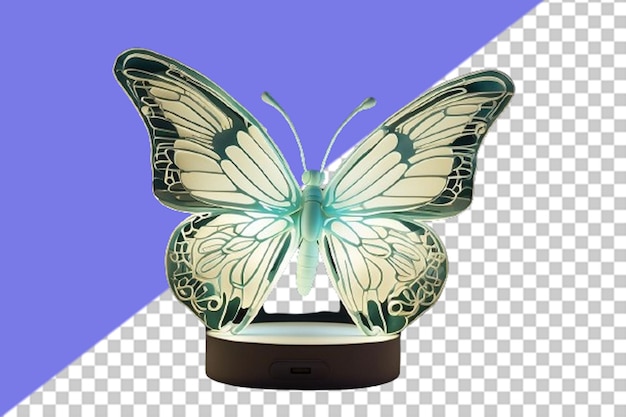 3d butter fly on white background