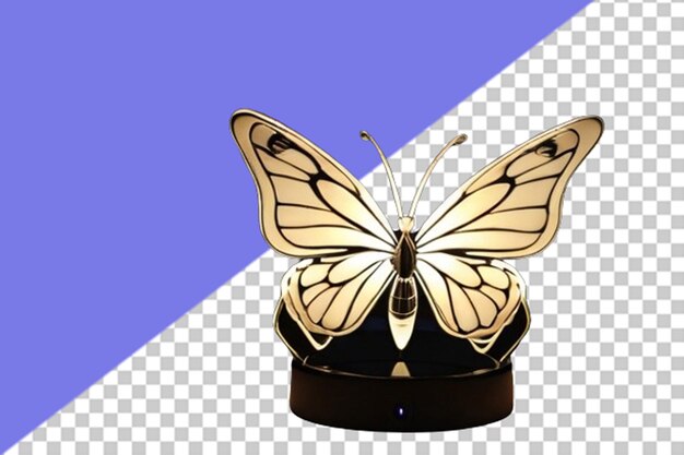 3d butter fly on white background