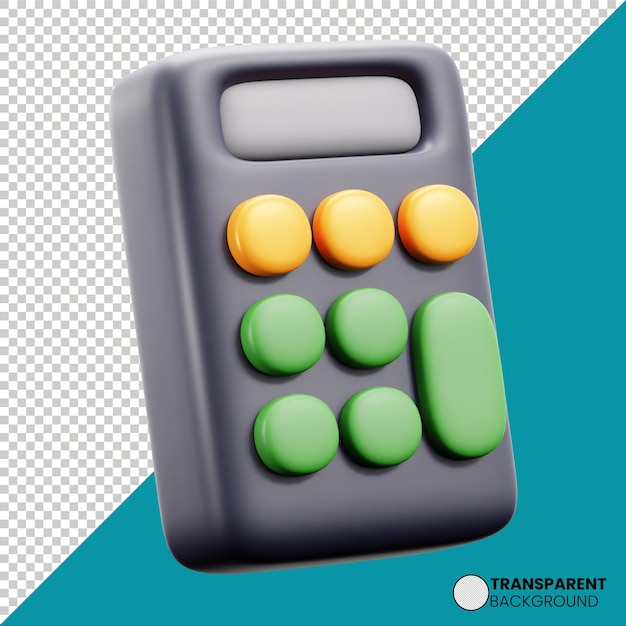 3d Calculator Illustration