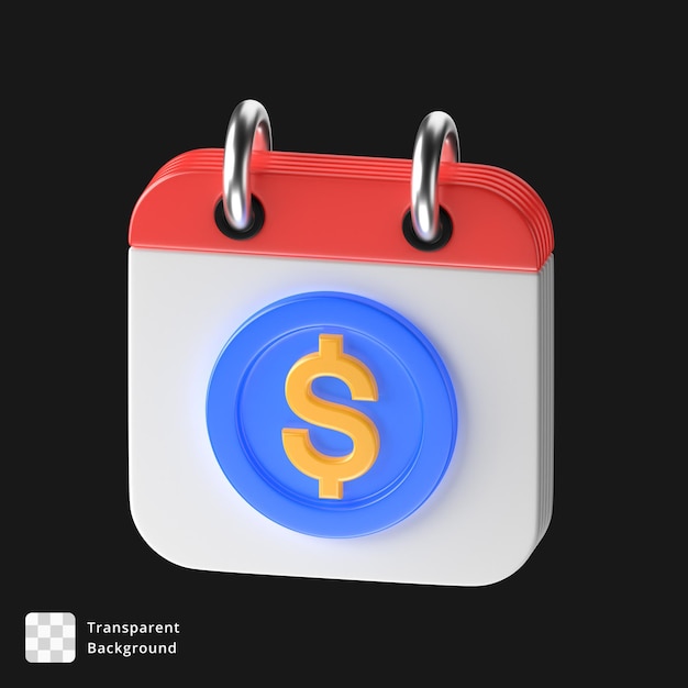 PSD 3d calendar icon