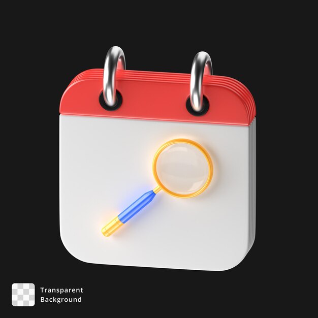 PSD 3d calendar icon