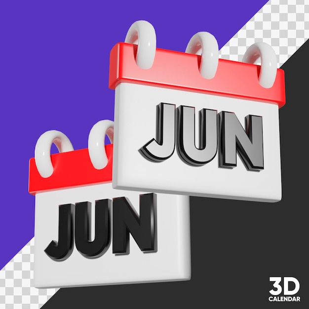 PSD 3d 캘린더 렌더링