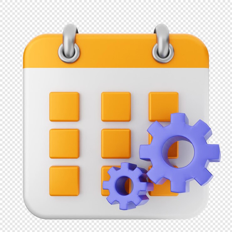 PSD 3d calendar setting