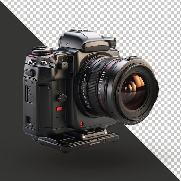 PSD 3d camera isolated view on a transparent background