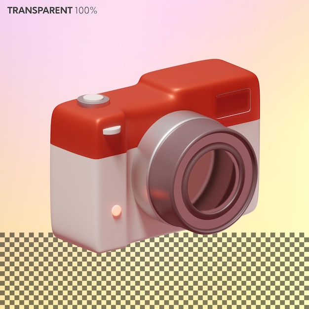 3D-camera met lens