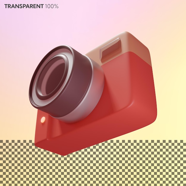 3D-camera met lens