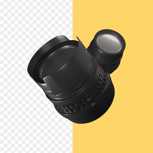 PSD 3d camera style icon