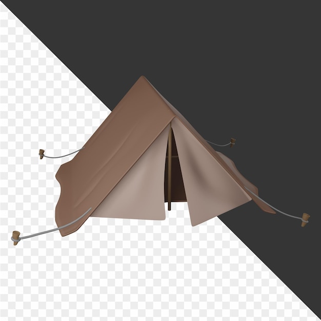 PSD 3d camping icon