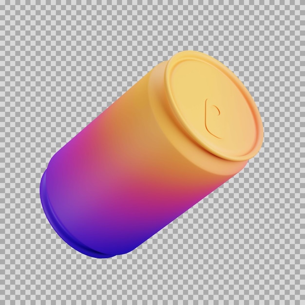 3d can dynamic gradient icon