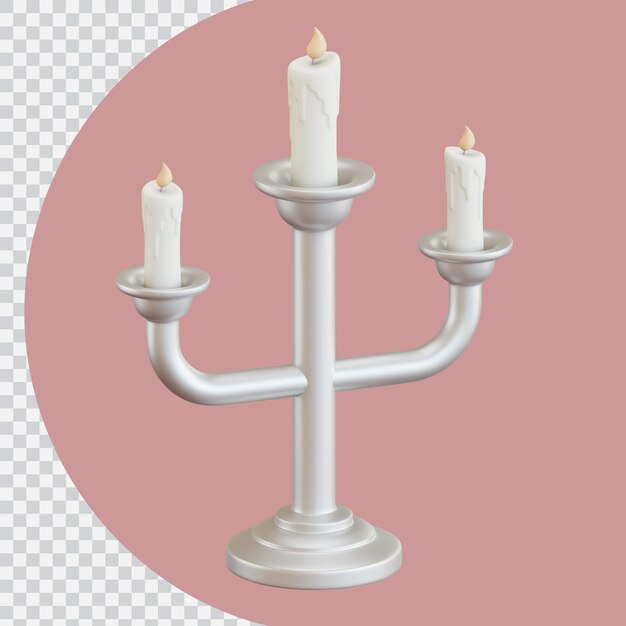 PSD candelabro 3d