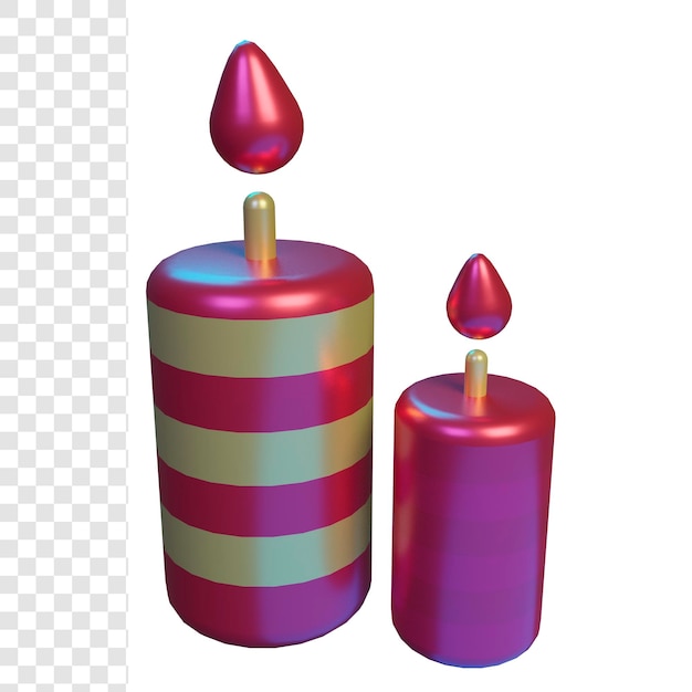 PSD candele 3d