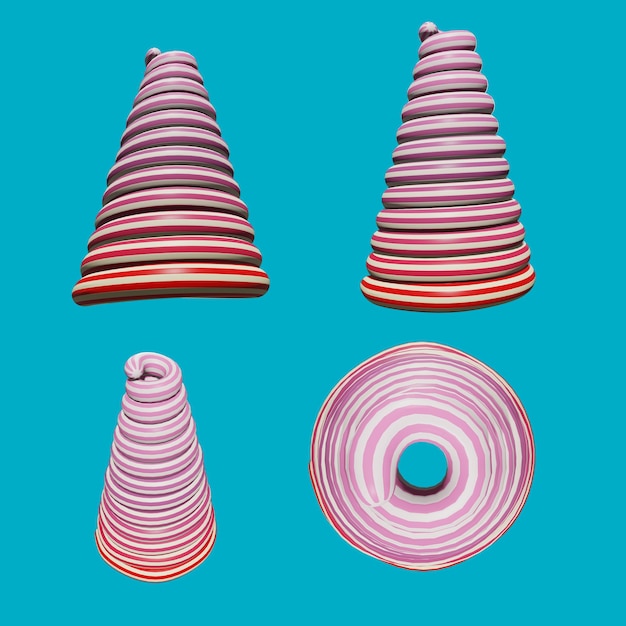 3d candy lollypop icon