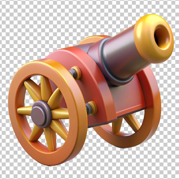 3d cannon png