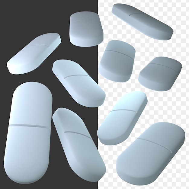 PSD 3d capsule icon