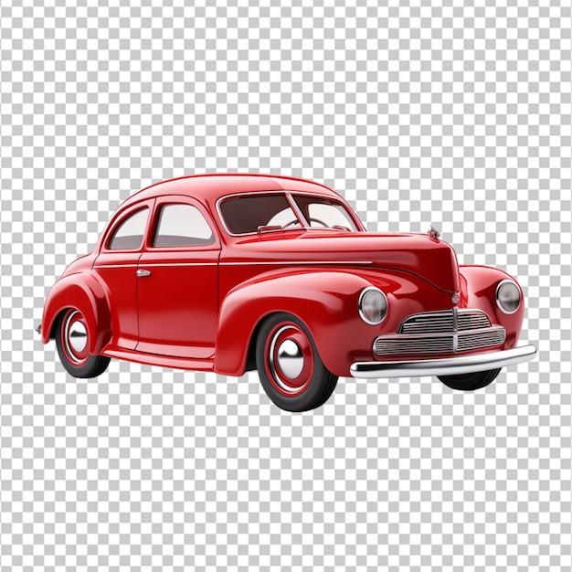 PSD 3d car clipart on white background