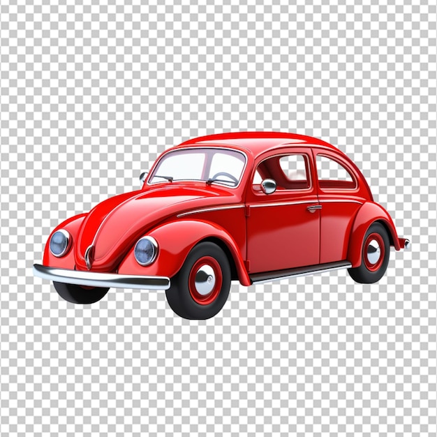 PSD 3d car clipart on white background