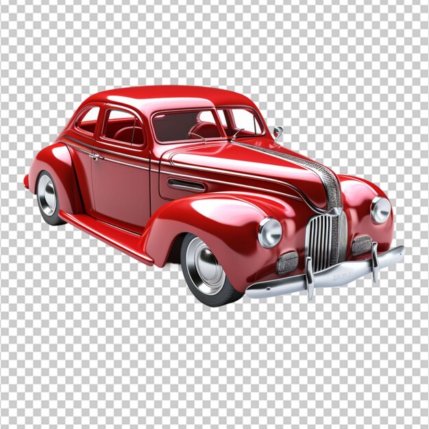 PSD 3d car clipart on white background