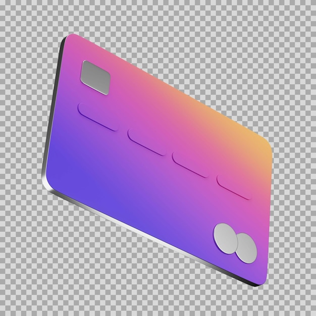 3d card dynamic gradient icon