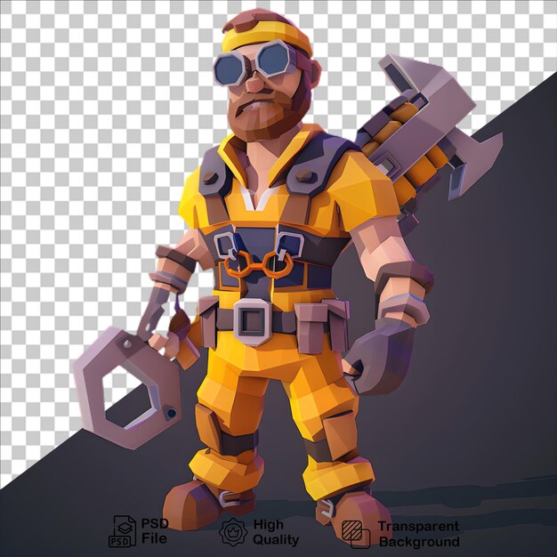 PSD personaggio di cartone animato 3d png include image