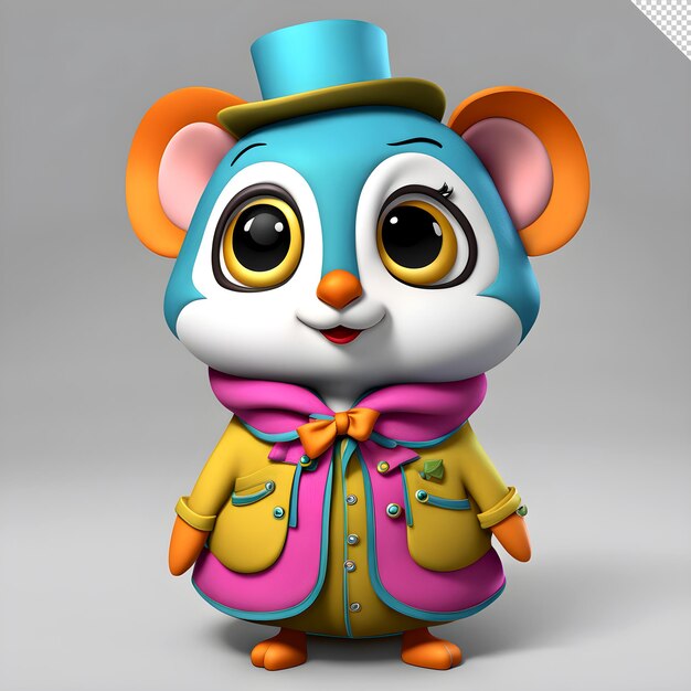 PSD 3d cartoon character