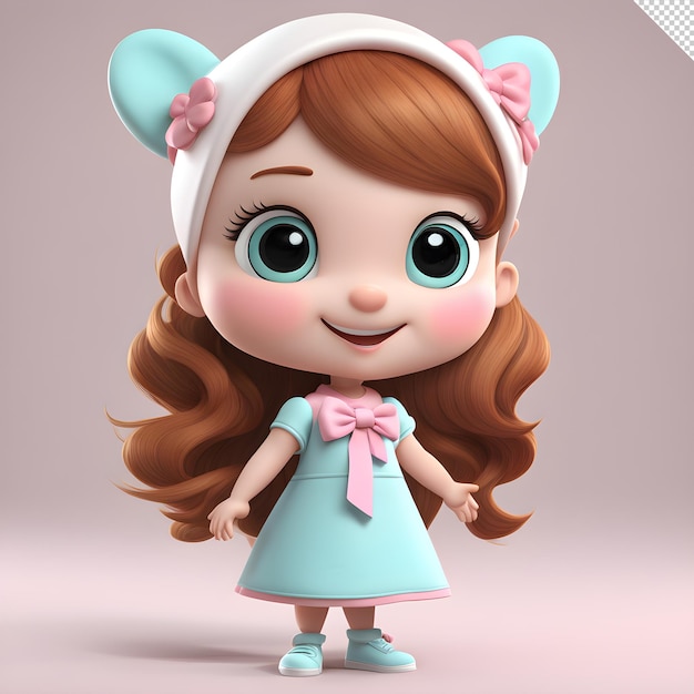 PSD 3d cartoon character