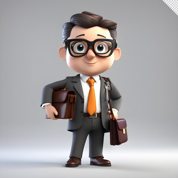 PSD 3d cartoon personage