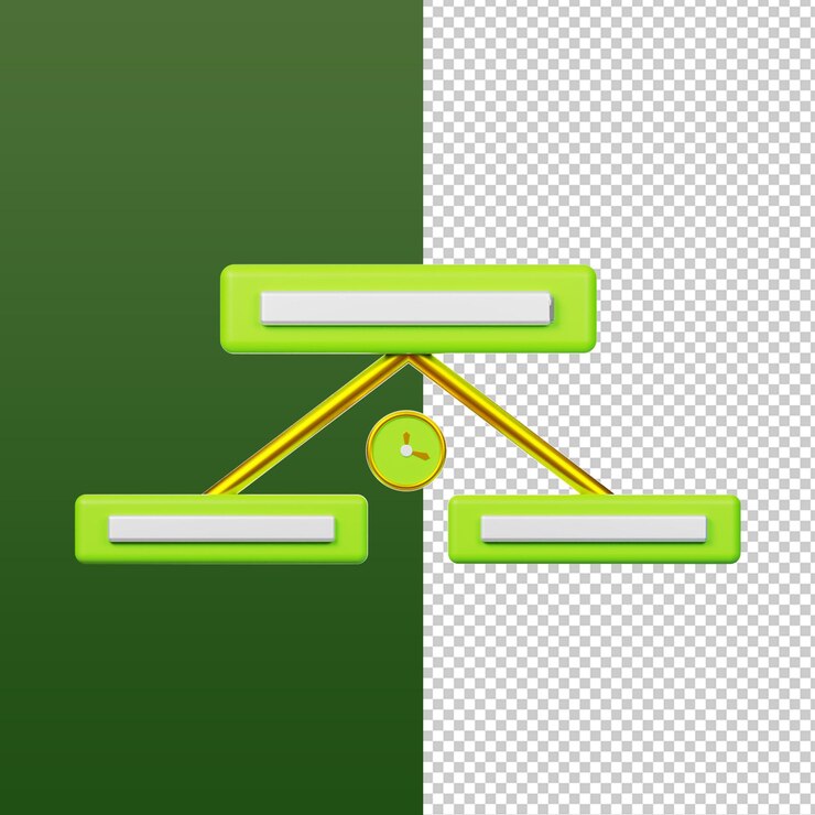 PSD 3d cartoon timeline infographic for business process
