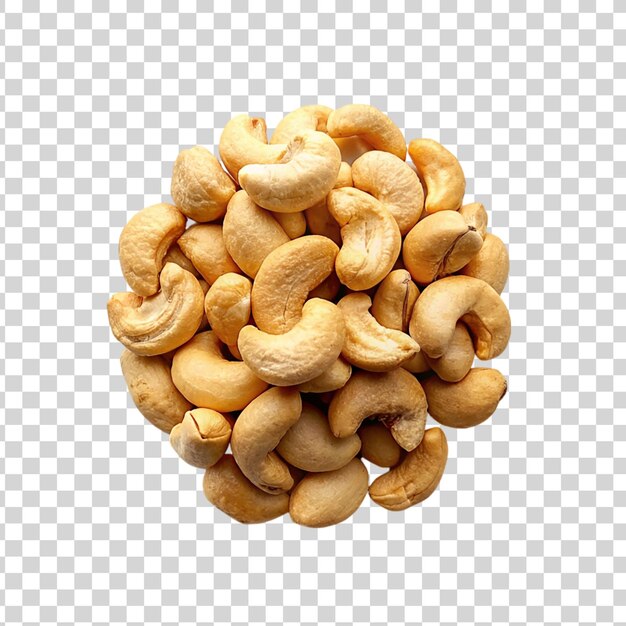 PSD 3d cashew nuts on transparent background