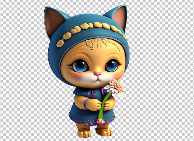 PSD gatto 3d