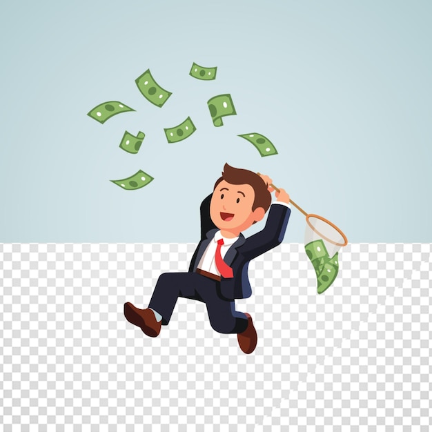 3d catch money png transparent background