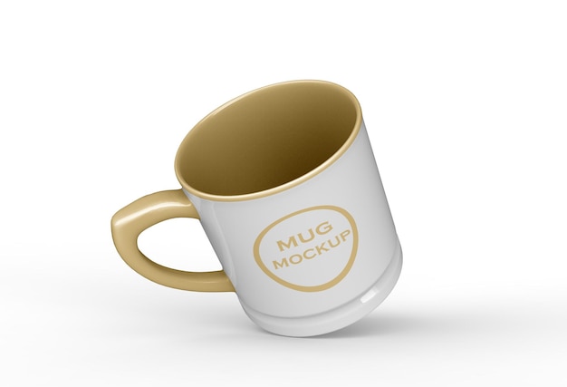 PSD 3d ceramic mug mockup 2