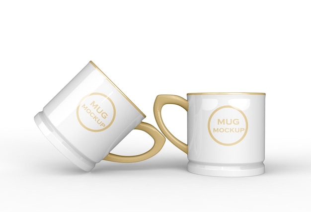 PSD 3d ceramic mug mockup 5