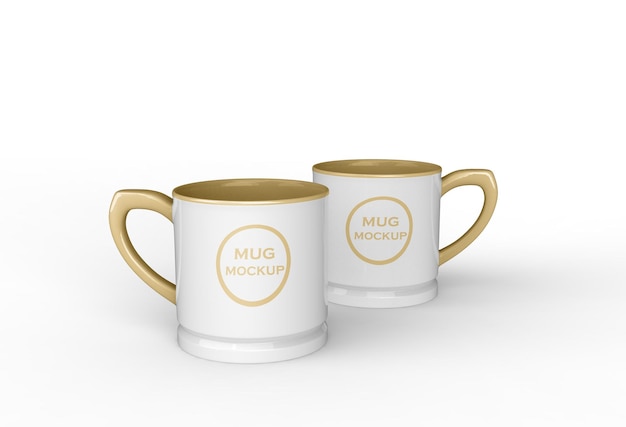 PSD 3d ceramic mug mockup 6