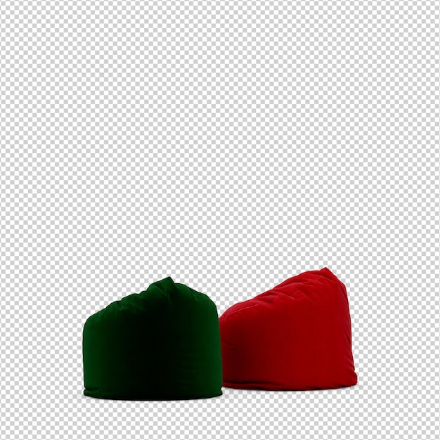 3d chair isolated rendering